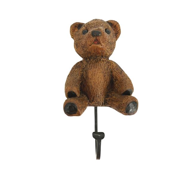 Large Teddy Bear Wall Mount Hook Baby Room Decor - Picture 7 of 9